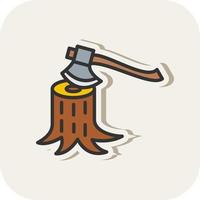 Deforestation Vector Icon Design