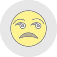 Unamused Face Vector Icon Design