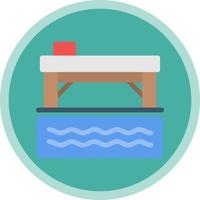 diseño de icono de vector de piscina de masaje