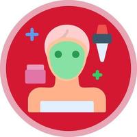 diseño de icono de vector de tratamiento facial