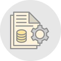 Data Reporting Vector Icon Design