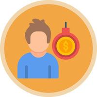 Debt Vector Icon Design