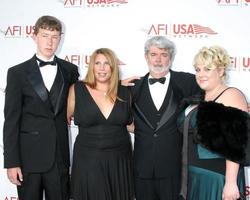 George Lucas and ChildrenAFI Gala In Honor of George LucasLos Angeles CAJune 9 20052005 photo