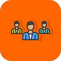 Community Work Vector Icon Design