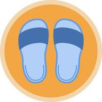 Slippers Vector Icon Design