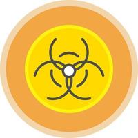diseño de icono de vector de riesgo biológico