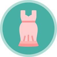 Cocktail Dress Vector Icon Design