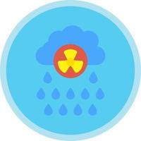 diseño de icono de vector de lluvia ácida