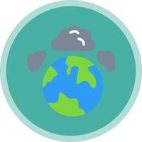 diseño de icono de vector de contaminación atmosférica