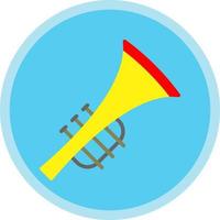 Trumpet Vector Icon Design