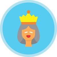 diseño de icono de vector de reina