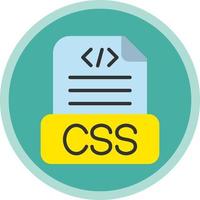 Css File Vector Icon Design