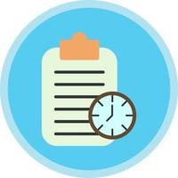 Project Deadline Vector Icon Design