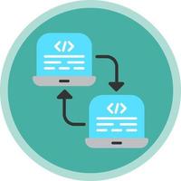 Code Refactoring Vector Icon Design