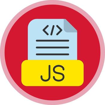 Javascript File Vector Icon Design