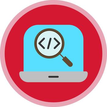 Code Testing Vector Icon Design