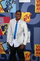 Chris Brown  arriving at  the Video Music Awards on MTV at Paramount Studios in Los Angeles CA onSeptember 7 20082008 photo