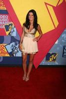 Audrina Patridge  arriving at  the Video Music Awards on MTV at Paramount Studios in Los Angeles CA onSeptember 7 20082008 photo