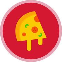 Pizza Slice Vector Icon Design