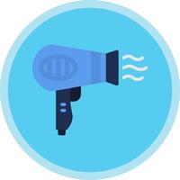 Hair Dryer Vector Icon Design