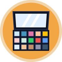 diseño de icono de vector de paleta de maquillaje