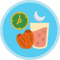 Ramadan Fasting Vector Icon Design