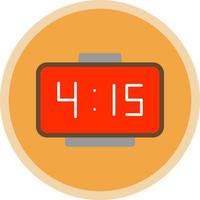 diseño de icono de vector de reloj digital