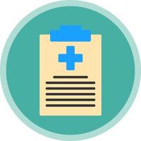 Medical Report Vector Icon Design