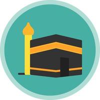 diseño de icono de vector de kaaba