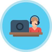 Online Service Vector Icon Design
