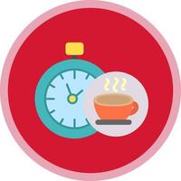 Tea Time Vector Icon Design