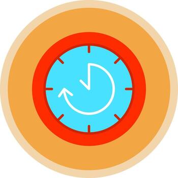 Time Loop Vector Icon Design