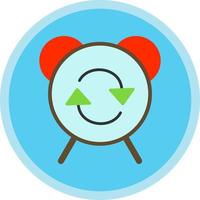 Alarm Repeat Vector Icon Design