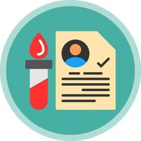 Blood Test Vector Icon Design