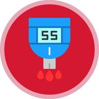 Glucose Checkup Vector Icon Design