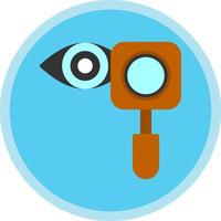 Eye Examination Vector Icon Design