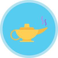 Arabian Magic Lamp Vector Icon Design