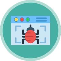 Virus Detection Vector Icon Design