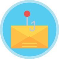 diseño de icono de vector de phishing de correo electrónico