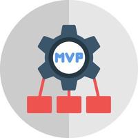 diseño de icono de vector mvp