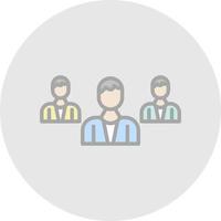 Community Work Vector Icon Design