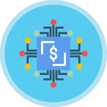 Data Concurrency Vector Icon Design