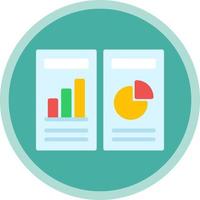 Comparative Analytics Vector Icon Design