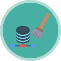 Data Cleansing Vector Icon Design