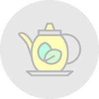 Teapot Vector Icon Design