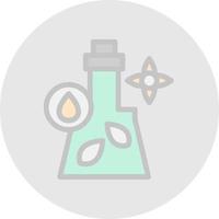 Body Massage Oil Vector Icon Design