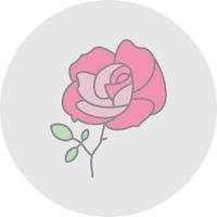 Rose Vector Icon Design