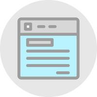 Website Ux Vector Icon Design