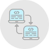 Code Refactoring Vector Icon Design