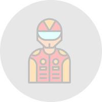 Racer Vector Icon Design